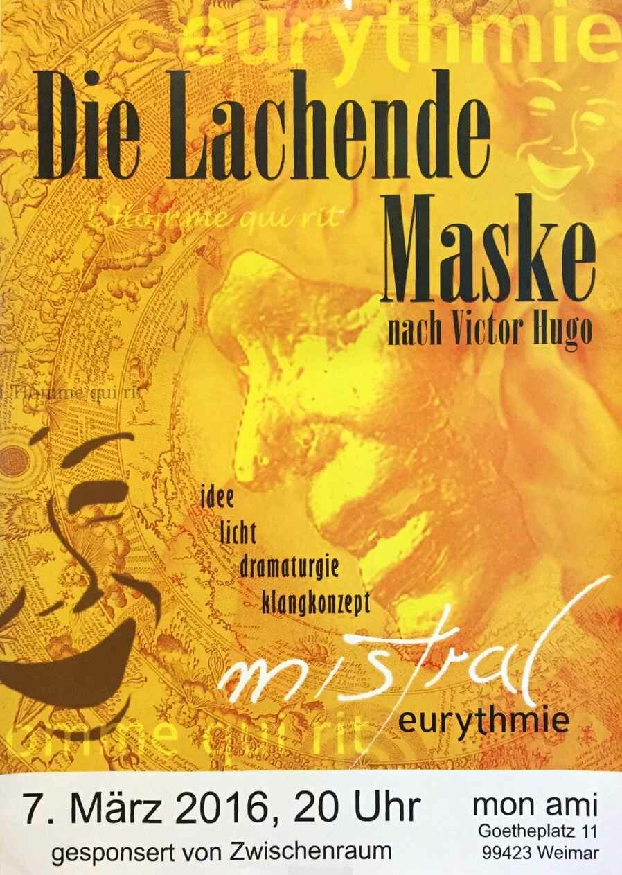 Die Lachende Maske, Bild: Eurythmie Veranstaltung am 7.3.2016